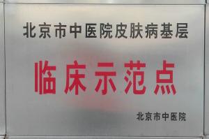 北京市中医院皮肤病基层临床示范点